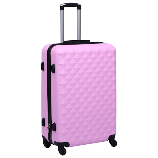 vidaXL Hårda resväskor 2 st rosa ABS Rosa