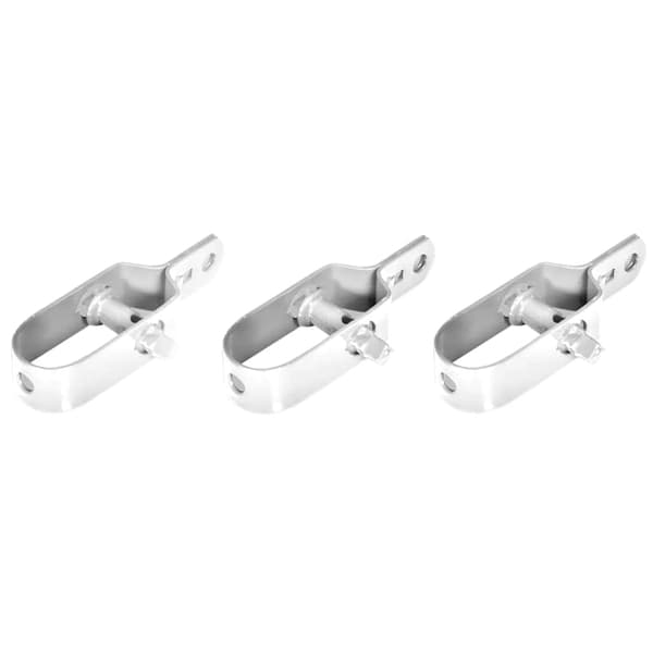 vidaXL Galvaniserat Kedja Länk Staket 15 x 1 m med Stolpar Silver
