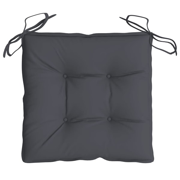 vidaXL Stolsdynor 6 st antracit 40x40x7 cm oxfordtyg Antracit