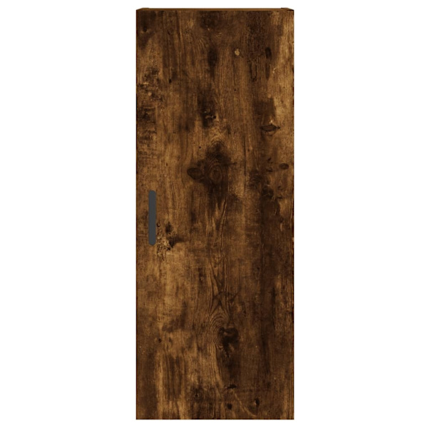 vidaXL Högskåp rökfärgad ek 34,5x34x180 cm konstruerat trä Brun