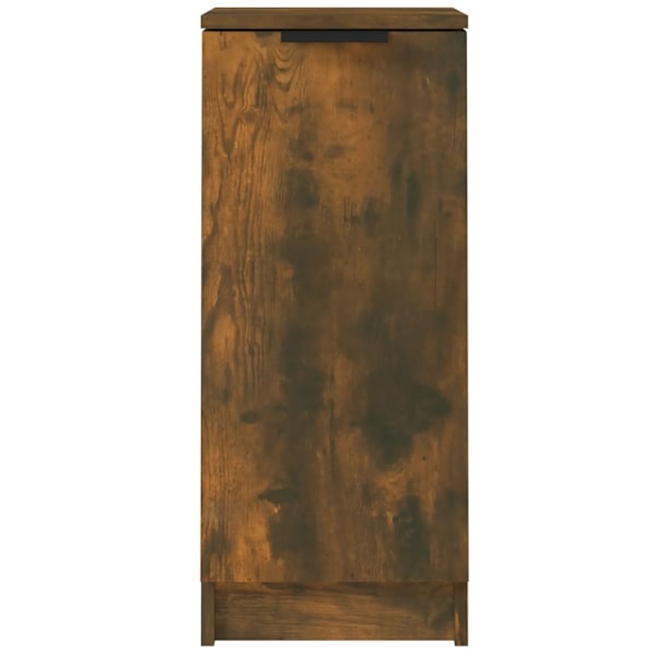 vidaXL Skänkar 2 st rökfärgad ek 30x30x70 cm konstruerat trä Brun