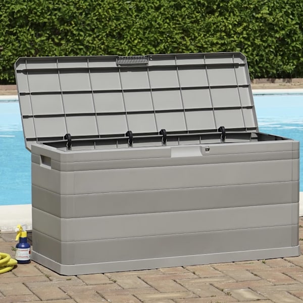 vidaXL Dynbox 117x45x56 cm grå grå