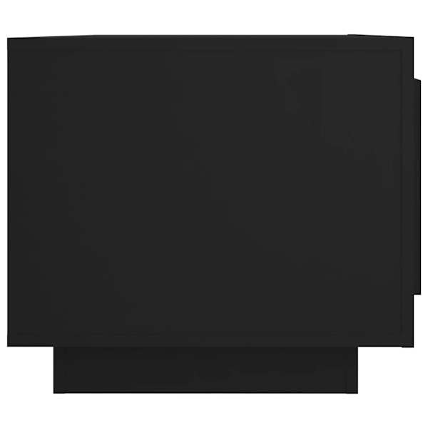 vidaXL Soffbord svart 102x50x45 cm konstruerat trä Svart