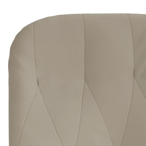 vidaXL Vilstol ljusgrå sammet Grå