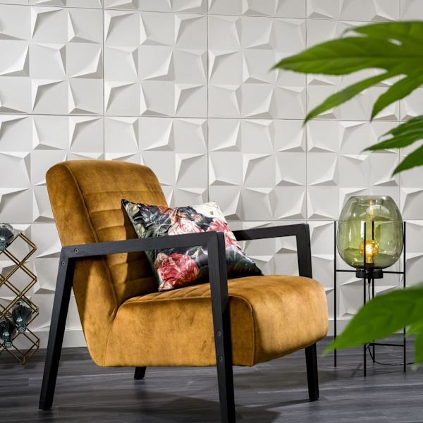 WallArt 3D Väggpaneler 24 st GA-WA28 beau Vit