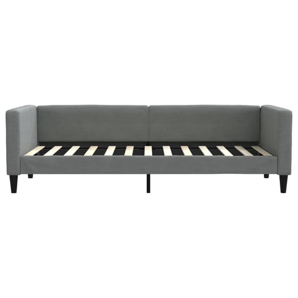 vidaXL Dagbädd utdragbar mörkgrå 80x200 cm tyg Grå