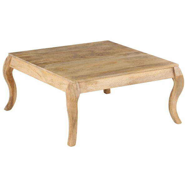 vidaXL Soffbord 80x80x40 cm massivt mangoträ Brun