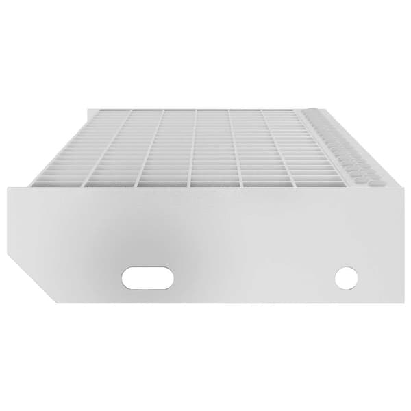 vidaXL Gallersteg 60x24x7 cm galvaniserat stål Silver
