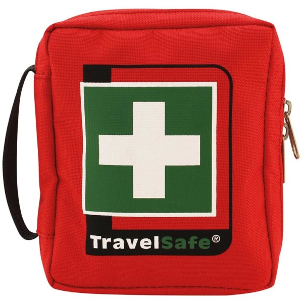 Travelsafe Första hjälpen-kit 23 delar Globe Basic röd Röd