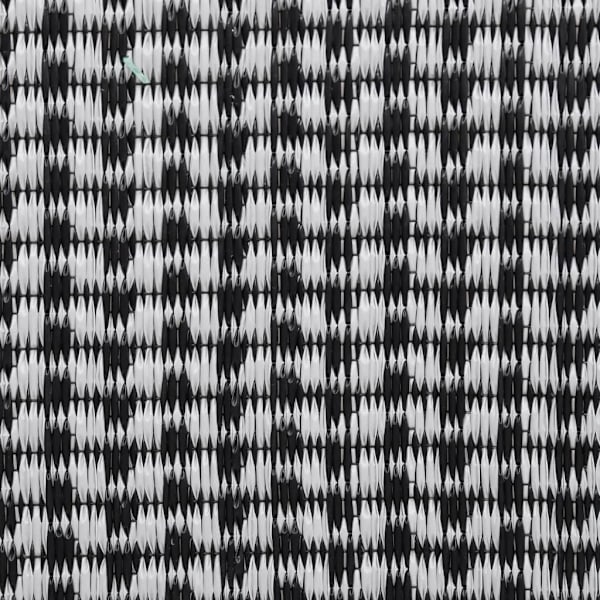 vidaXL Utomhusmatta ARAKIL svart 140x200 cm PP Svart