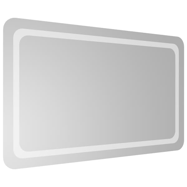 vidaXL Badrumsspegel LED 60x100 cm Transparent