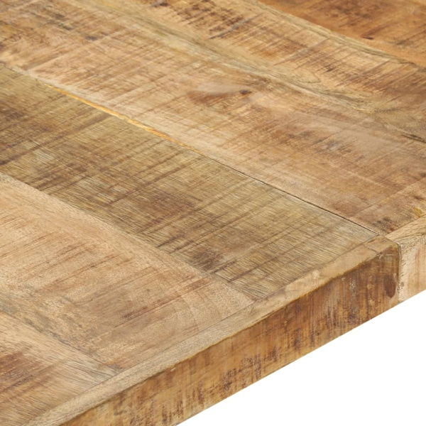 vidaXL Soffbord 140x140x40 cm grovt mangoträ Brun