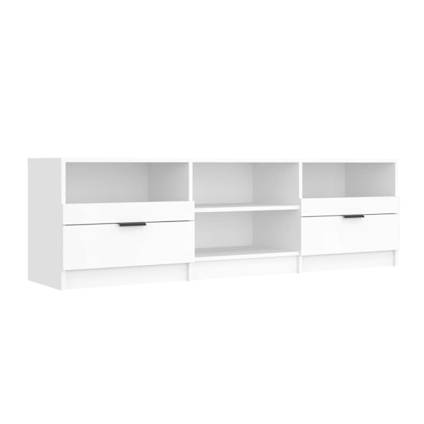 vidaXL Tv-bänk vit 150x33,5x45 cm konstruerat trä Vit