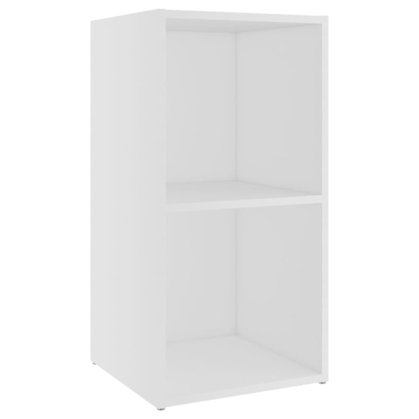 vidaXL TV-skåp 2 delar vit 72x35x36,5 cm konstruerat trä Vit