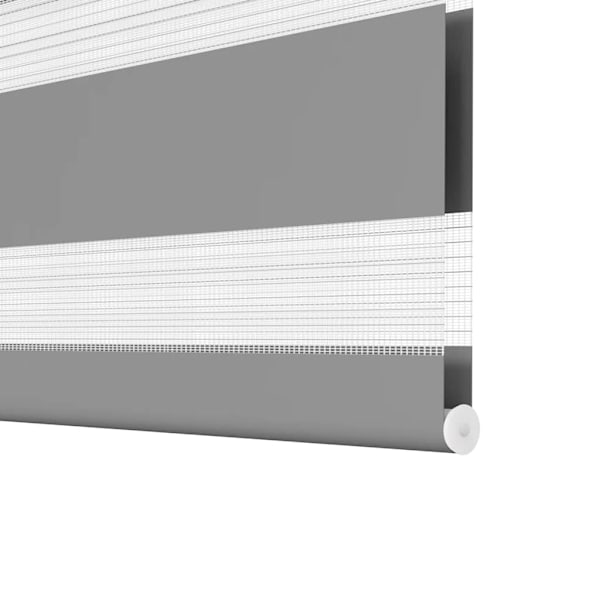 vidaXL Rullgardin randig grå 70 x 120 cm transparent grå