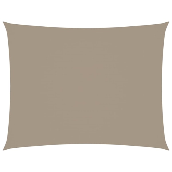 vidaXL Solsegel oxfordtyg rektangulärt 2,5x3,5 m taupe Taupe
