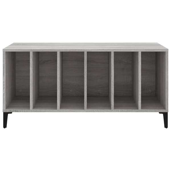 vidaXL Stereobänk grå sonoma 100x38x48 cm konstruerat trä Grå