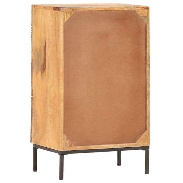 vidaXL Skänk 45x30x75 cm massivt mangoträ Brun