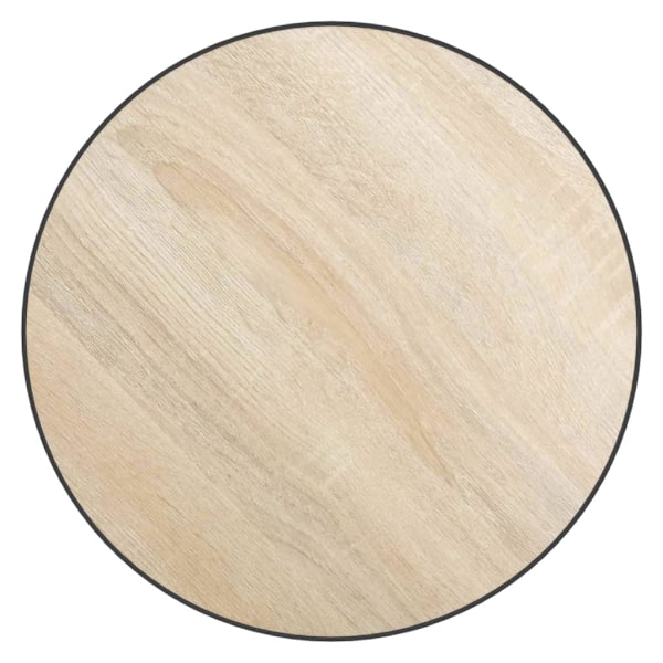 vidaXL Tebord sonoma-ek Ø35 cm MDF Brun