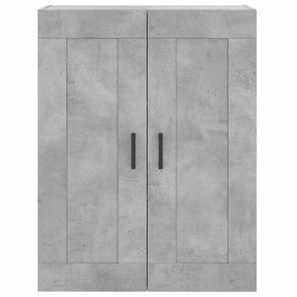 vidaXL Högskåp betonggrå 69,5x34x180 cm konstruerat trä Grå