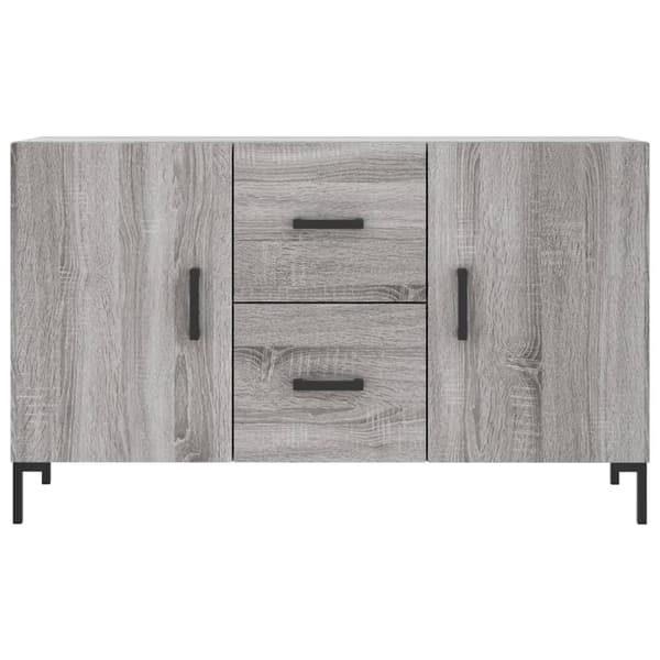 vidaXL Skänk grå sonoma 100x36x60 cm konstruerat trä Grå
