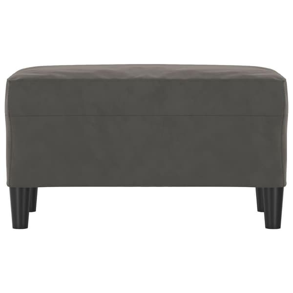 vidaXL Bänk mörkgrå 70x35x41 cm sammet Grå