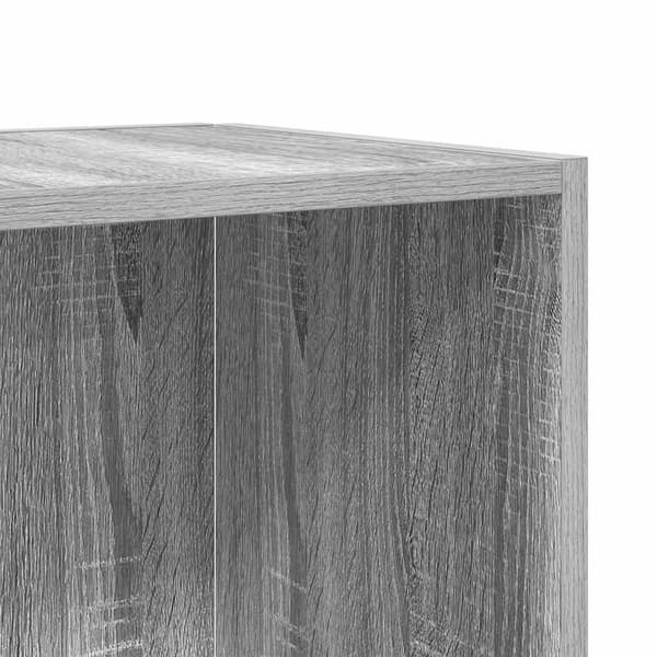 vidaXL Sidobord 33 x 33 x 34 cm Engineered Wood Grå Sonoma Grå