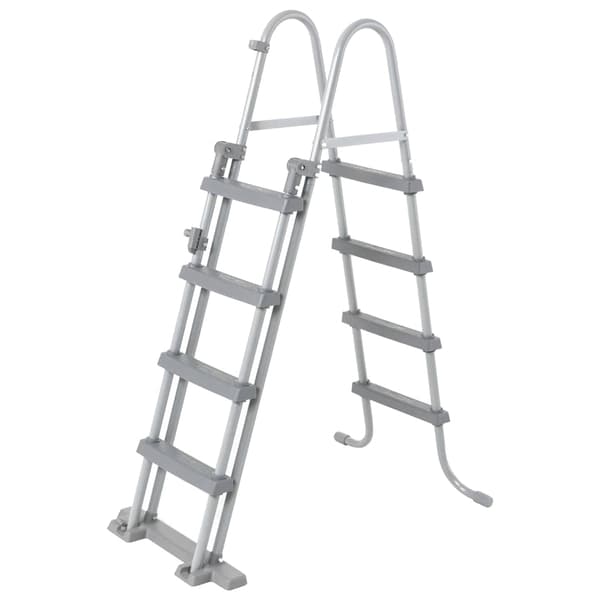 Bestway Poolstege Flowclear 4 steg 122 cm grå