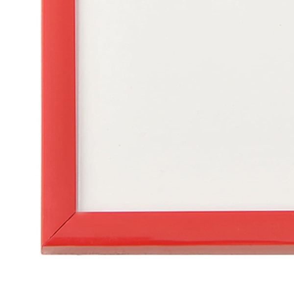 vidaXL Fotoramar 5 st för vägg eller bord röd 70x90 cm MDF Röd