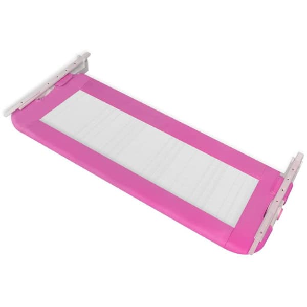 vidaXL Sängskena för barn 2 st rosa 102x42 cm Rosa
