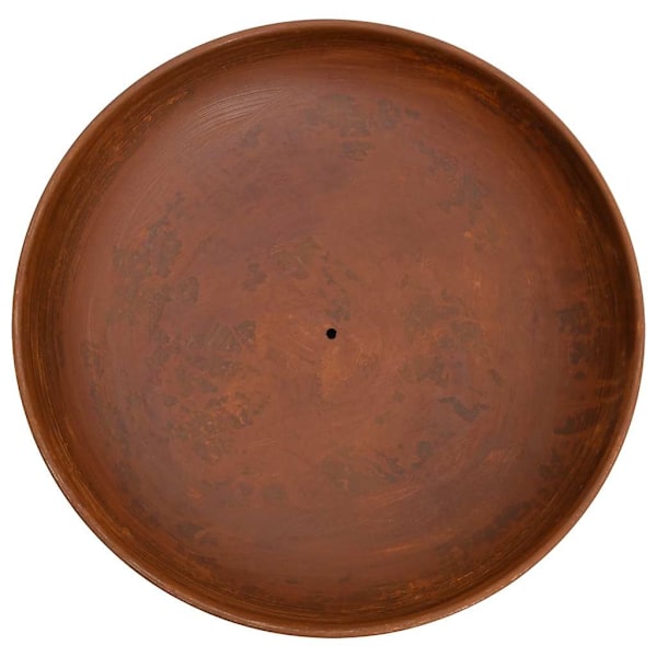 vidaXL Eldstad 57 cm stål Brun