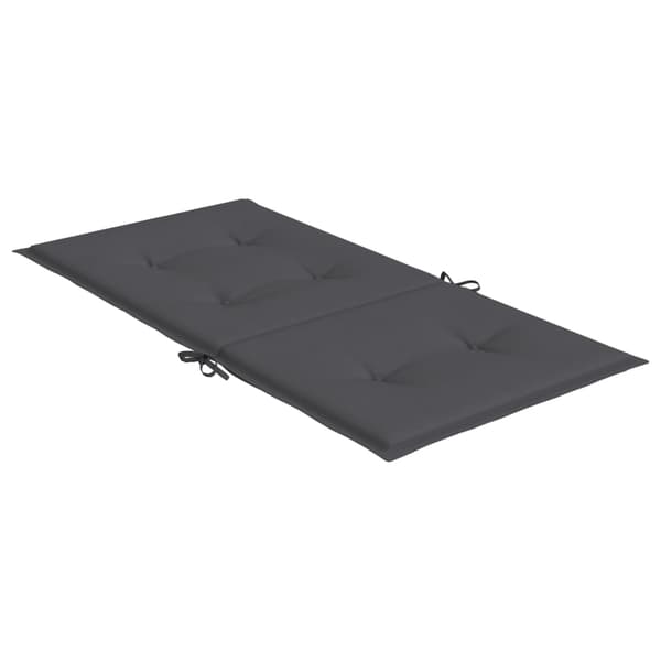 vidaXL Trädgårdsstolsdynor Antracit 100 x 50 x 3 cm Antracit