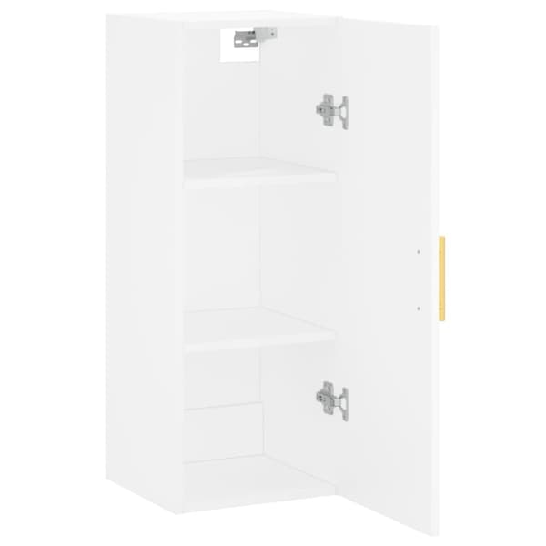 vidaXL Väggskåp vit 34,5x34x90 cm Vit