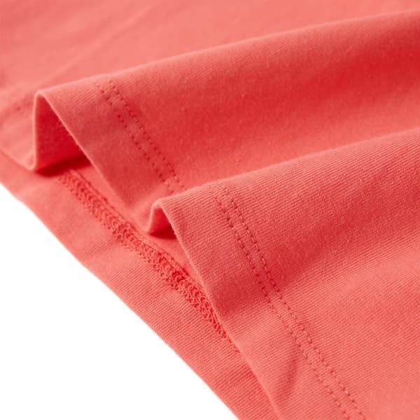 vidaXL T-shirt för barn korallröd 128 Orange