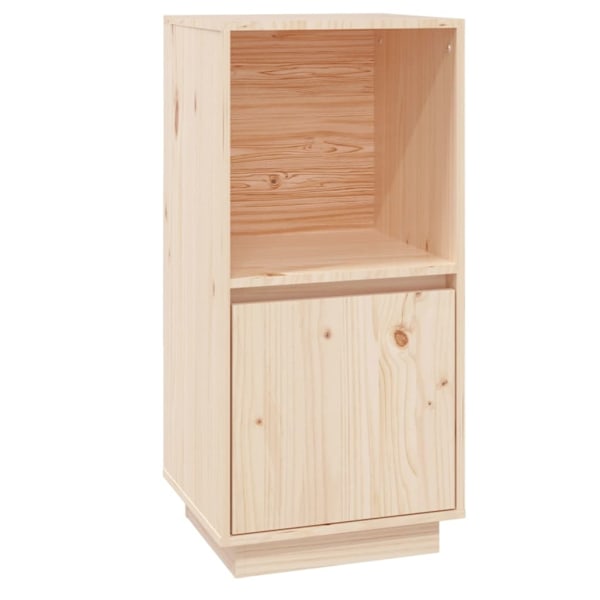 vidaXL Skänk 38x35x80 cm massiv furu Brun