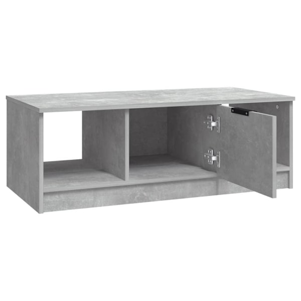 vidaXL Soffbord betonggrå 102x50x36 cm konstruerat trä Grå