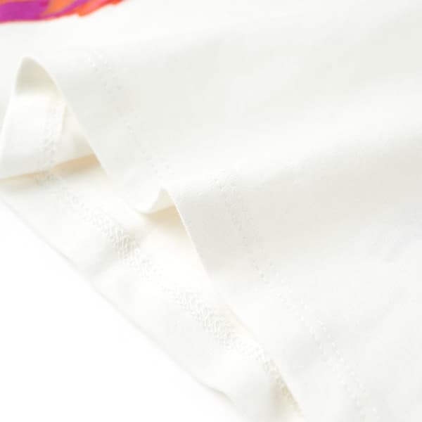 vidaXL T-shirt för barn ecru 104 Vit