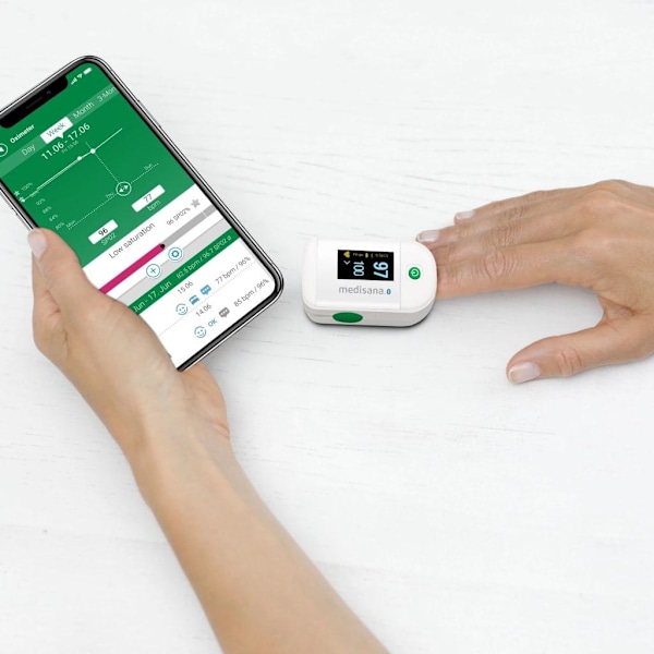 Medisana Pulsoximeter PM 100 Connect vit Vit