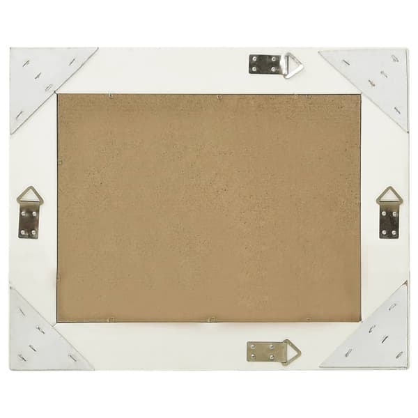 vidaXL Väggspegel barockstil 50x40 cm vit Vit