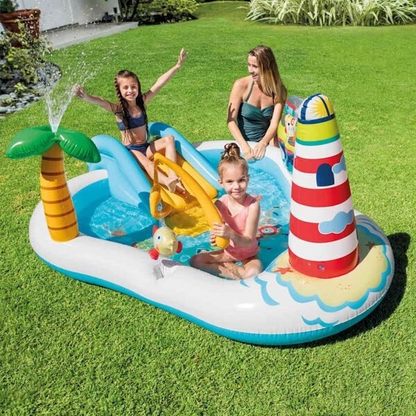 INTEX Pool Fishing Fun Play Center 218x188x99 cm Flerfärgsdesign