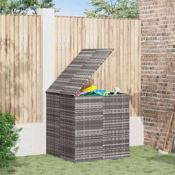 vidaXL Dynbox PE-rotting 100x97,5x104 cm grå grå