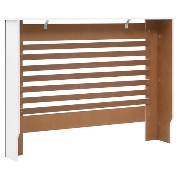 vidaXL Elementskydd vit 112x19x81,5 cm MDF Vit