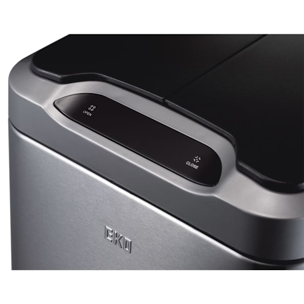 EKO Soptunna Phantom med sensor 2x20 L matt silver Silver