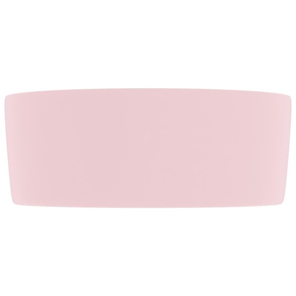 vidaXL Lyxigt runt handfat matt rosa 40x15 cm keramik Rosa