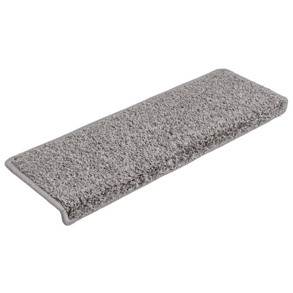 vidaXL Trappstegsmattor 15 st 65x25 cm grå grå
