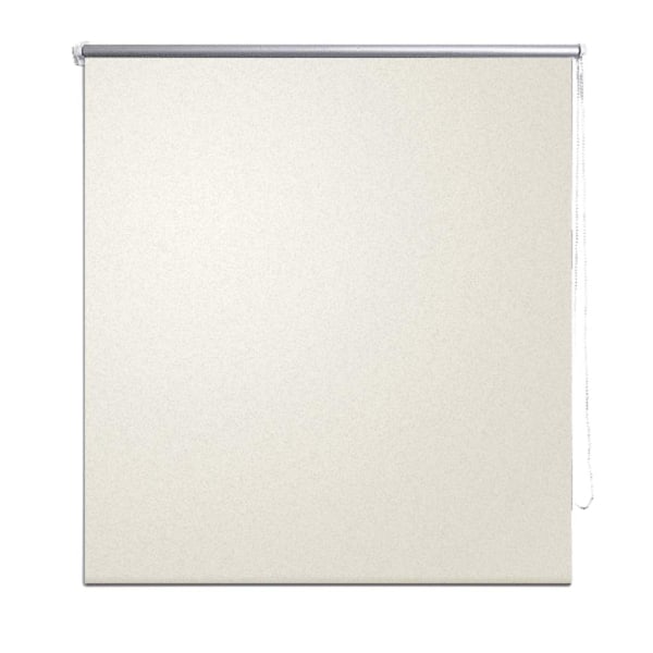 vidaXL Rullgardin mörkläggande 40x100 cm benvit Vit