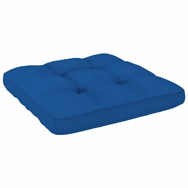 vidaXL Palldyna kungsblå 80x80x12 cm tyg Blå