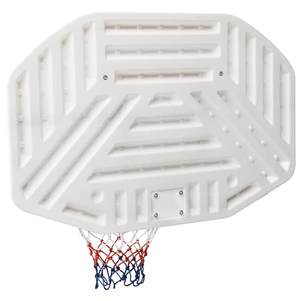 vidaXL Basketplatta vit 109x71x3 cm polyeten Vit