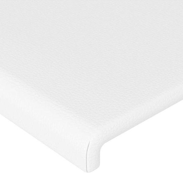 vidaXL Sänggavel vit 90x5x78/88 cm konstläder Vit