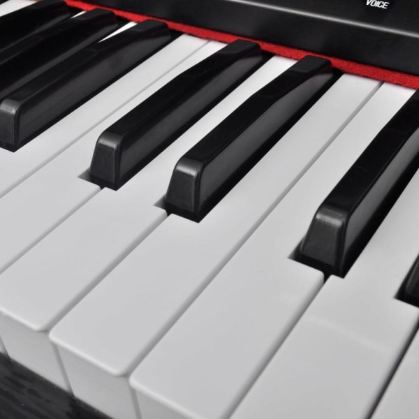 vidaXL Digitalpiano elektroniskt med 88 pianotangenter Svart